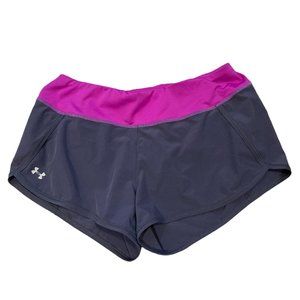 UNDER ARMOUR Shorts **Size Small Grey and Fuschia Pink
